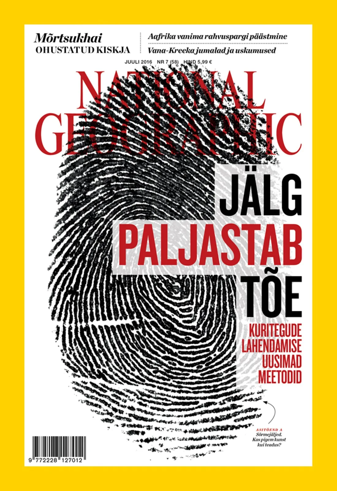 National Geographic Eesti juuli, 7/2016